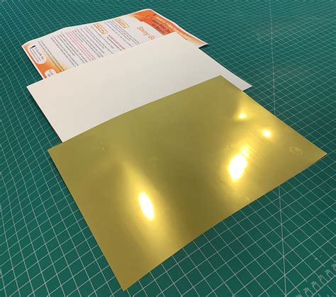 New Shiny Gold Silver Metallic Waterslide Decal Paper