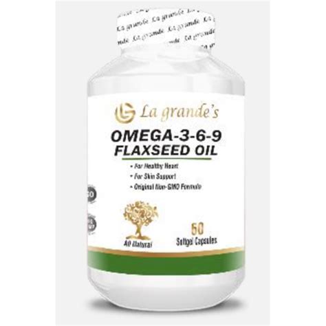 Omega 3 6 9 Flaxseed Oil Softgels Capsules Efficacy Promote Healthy And Growth At Best Price In