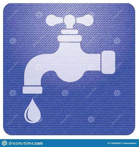 Icono Del Golpecito De Agua Ilustración del Vector Ilustración de