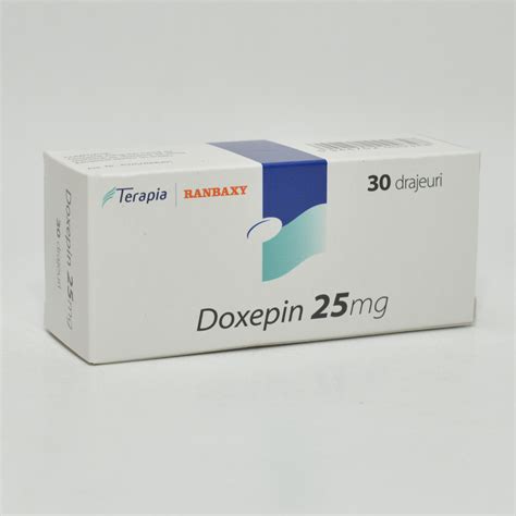 Doxepin 25 Mg 30 Drajeuri T Catenaro