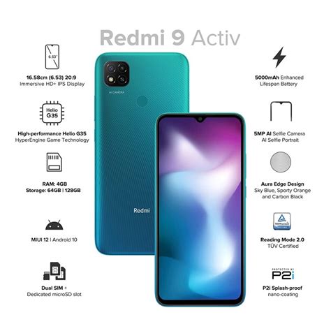 Xiaomi Redmi Activ Price In India Specifications Coral Green