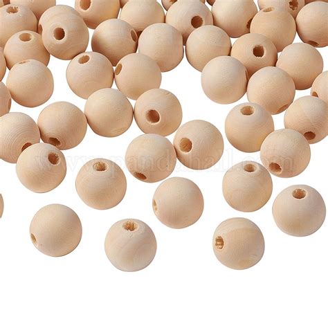 Wholesale Natural Unfinished Wood Beads