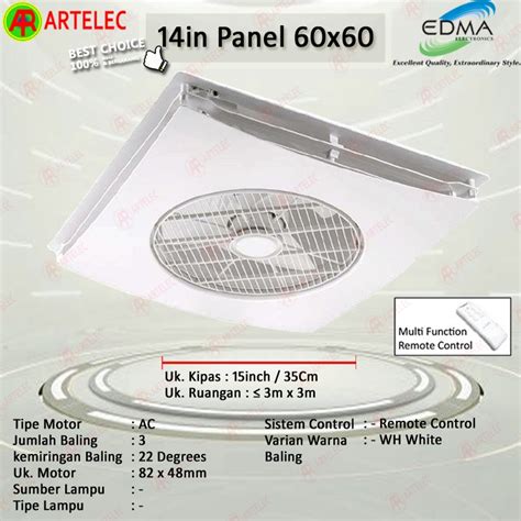 Jual Mt Edma In Panel X Kipas Angin Gantung Plafon Ceiling Fan