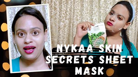 Nykaa Skin Secrets Sheet Mask Review Tea Tree Aloe Vera For Clear