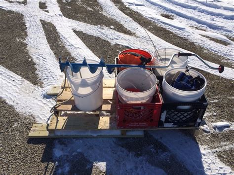 Homemade ice sleds | Ohio Game Fishing