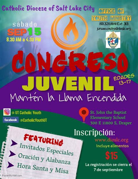 Congreso Juvenil Diocesano A La Par Del Congreso Pastoral Diocesano