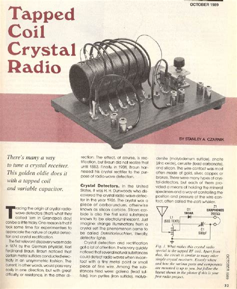 Simple Crystal Radio Circuit