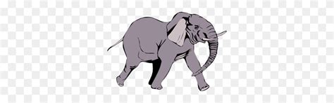 Free Elephant Clip Art To Never Forget - Elephant Clipart Outline ...