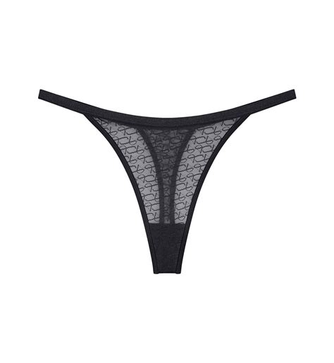 Signature Sheer String In Black Triumph Lingerie