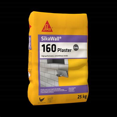 SikaWall 160 Plaster Building Finishing 25kg Bag Product ANC