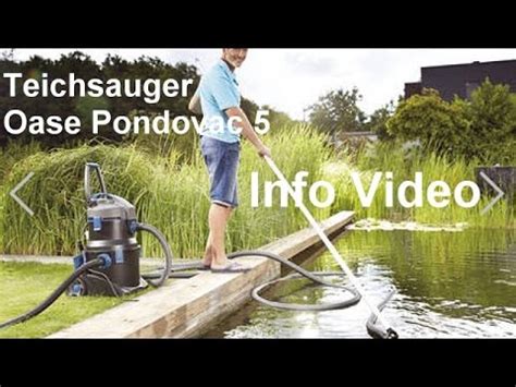 Teichsauger Oase Pondovac Schlammsauger Poolsauger Teichsauger