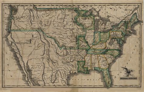 map of the united states 1800 8