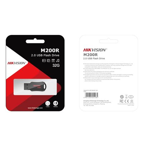 Pen Drive Hikvision 32GB USB 2 0 M200R Series HS USB M200R STD USB2 0 32G