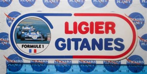 Adesivo Sticker Vintage Autocollant Auto Tuning Ligier Gitanes Formule