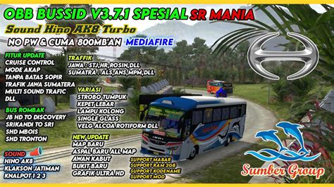 OBB Bussid V3 7 1 Terbaru Spesial Sugeng Rahayu Mania Sound Hino AK8