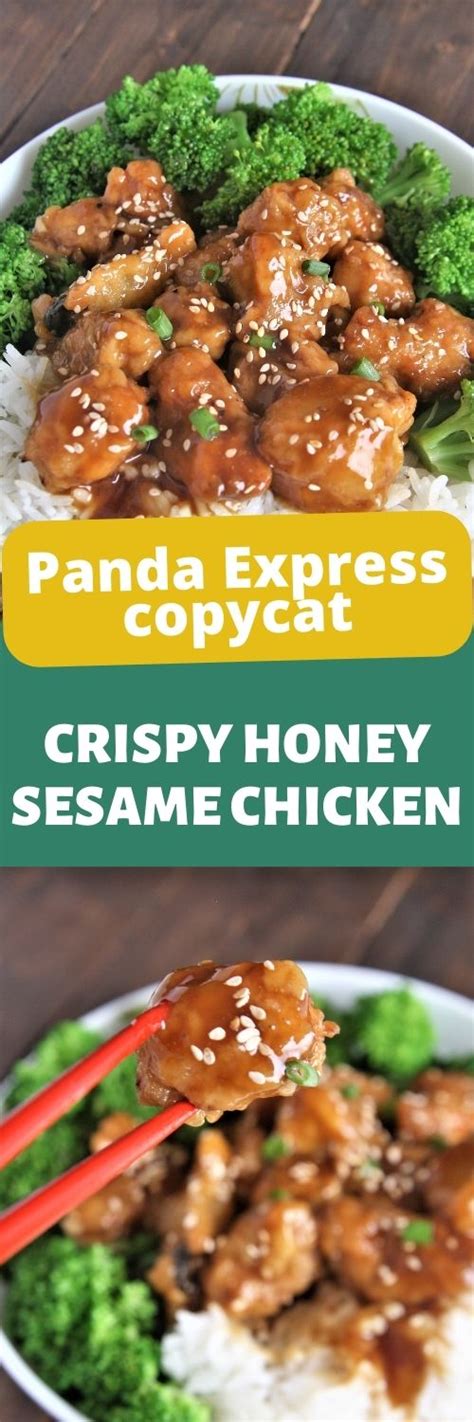 Panda Express Copycat Crispy Honey Sesame Chicken The Tasty Bite