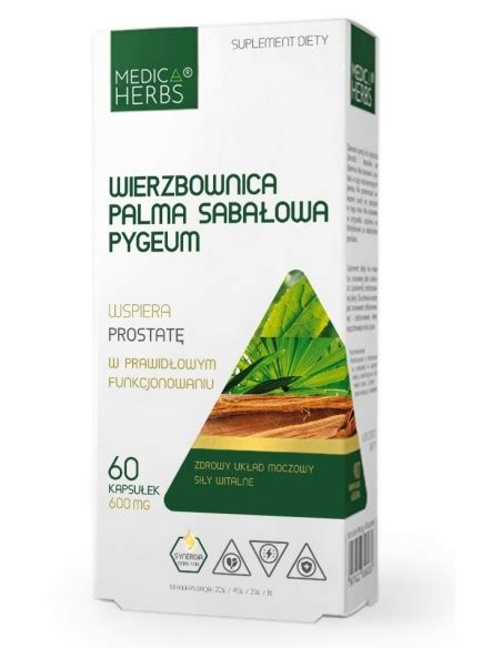 Medica Herbs Wierzbownica Palma Saba Owa Pygeum Kap