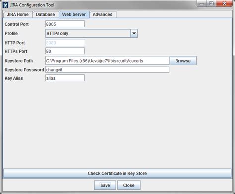 Using The Jira Application Configuration Tool Administering Jira