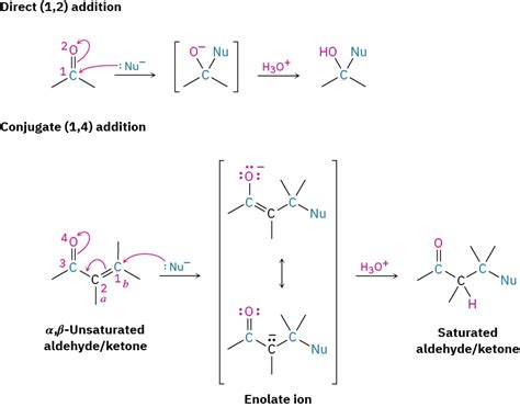 19.14: Conjugate Nucleophilic Addition to α,β‑Unsaturated Aldehydes and ...