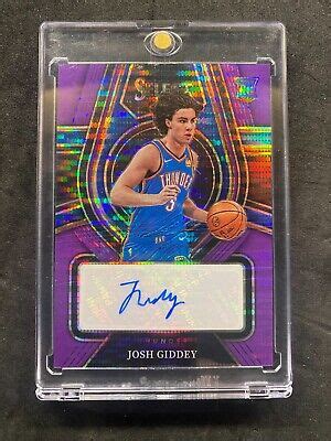 2021 22 Select FOTL RC Josh Giddey 03 15 JERSEY Purple Rookie