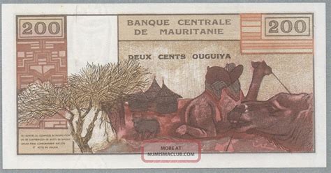 Ouguiya Mauritania Specimen Note Pick S