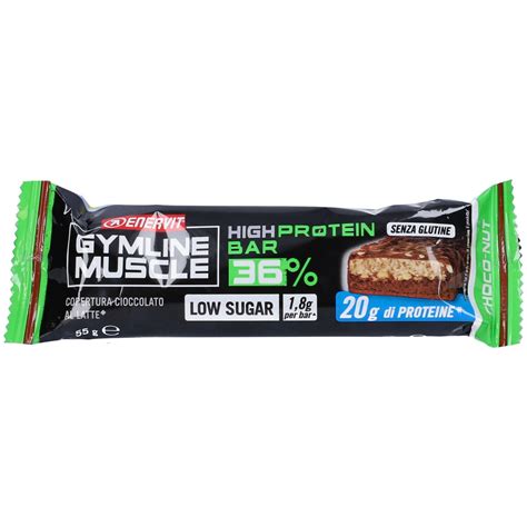 ENERVIT Gymline Muscle High Protein Bar 36 Choco Nut 55 G Redcare