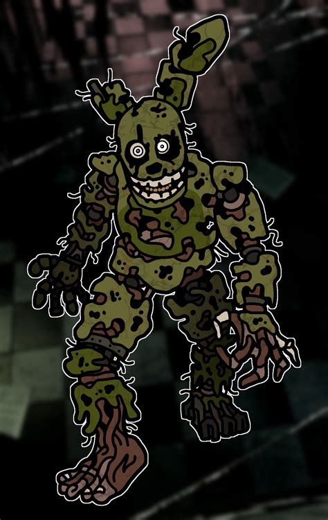 Springtrap By Killkactus On Newgrounds