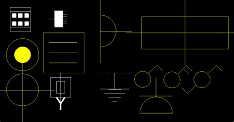 Planos De Electricidad En Dwg Autocad S Mbolos El Ctricos The