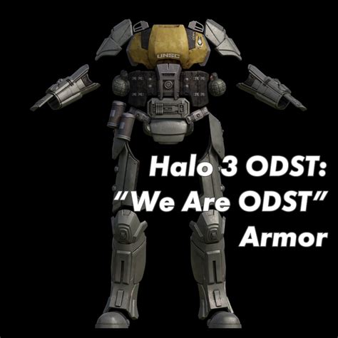 Halo 3 ODST We Are Odst Armor 3D File Kit Etsy