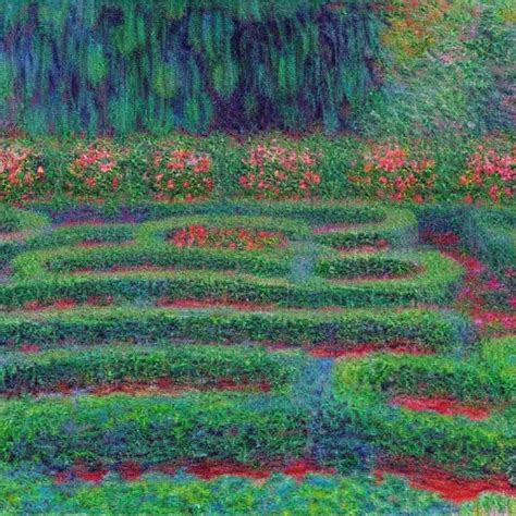 A Hedge Maze By Claude Monet Stable Diffusion Openart