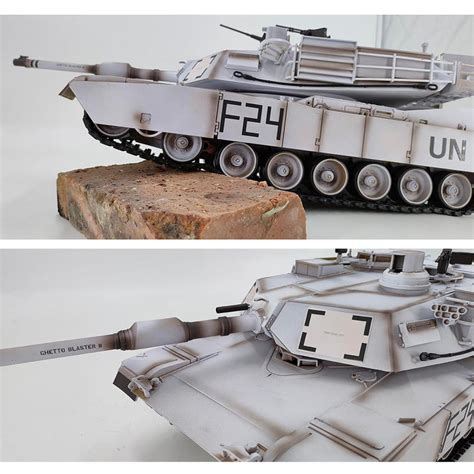 1/16 RC Tank 2.4G M1A2 RC Main Battle Tank Model Military Model (Basic ...