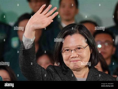 Tsai Ing Wen President Of The Republic Of China Taiwan Celebrates