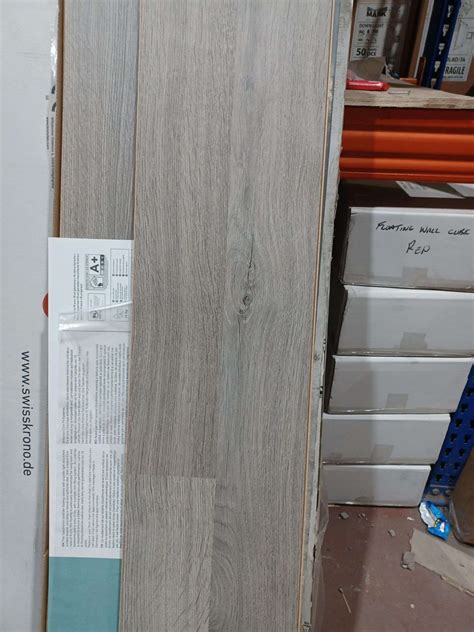 5 X Packs Of Addington Grey Oak Effect Laminate Flooring Each Pack