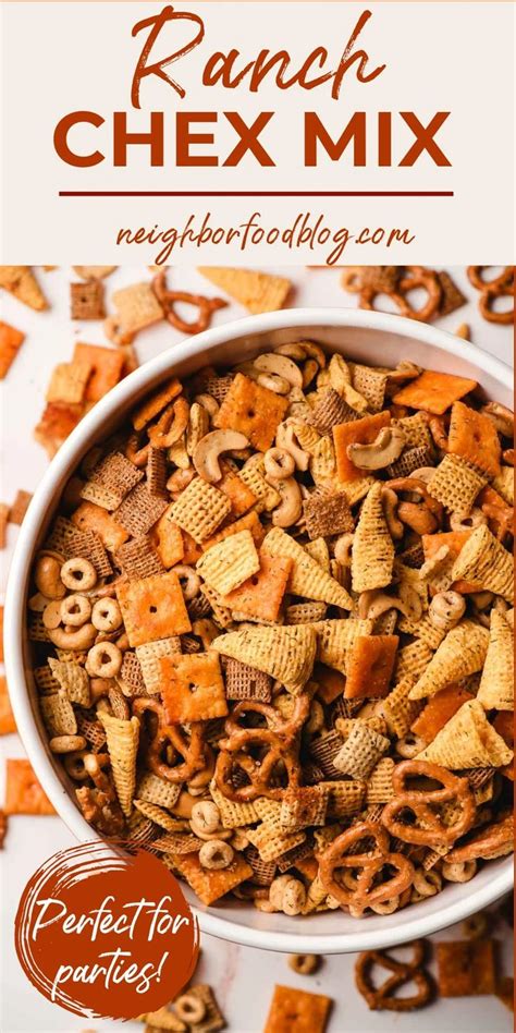 This Ranch Chex Mix Is The Ultimate Party Chex Mix Recipe This Savory