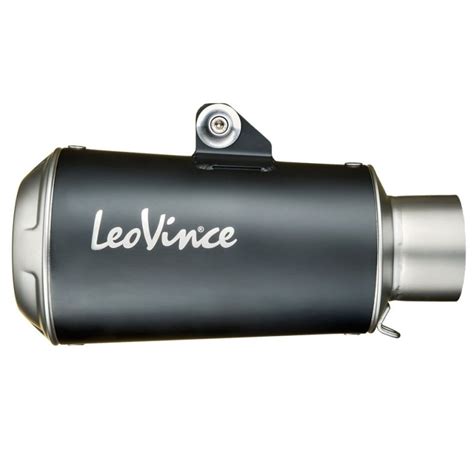 Échappement Silencieux Slip On LeoVince LV 10 BLACK EDITION acier inox