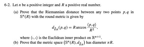 Solved 2 Let N Be A Positive Integer And R A Positive Real