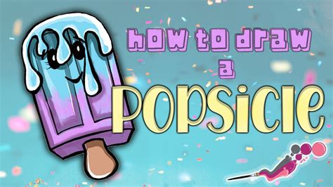 How to draw an easy popsicle