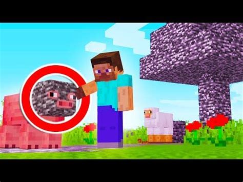 Minecraft Pero Todo Lo Que Toco Se Convierte En Bedrock Youtube