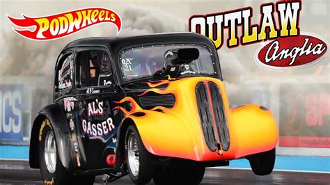 Outlaw Anglia Drag Racing Nsra Nostalgia Nationals 2022 Santa Pod