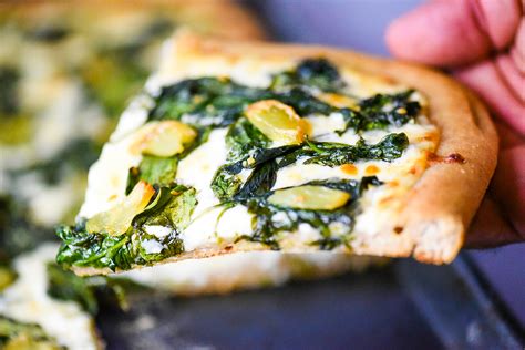 Roasted Garlic And Spinach Parmesan Pizza Dude That Cookz