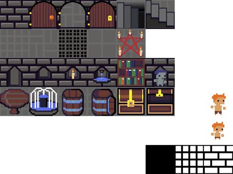 WIP Simple Roguelike Spritesheet And Tileset OpenGameArt Org