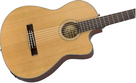 Fender Cn Sce Nylon Thinline Natural