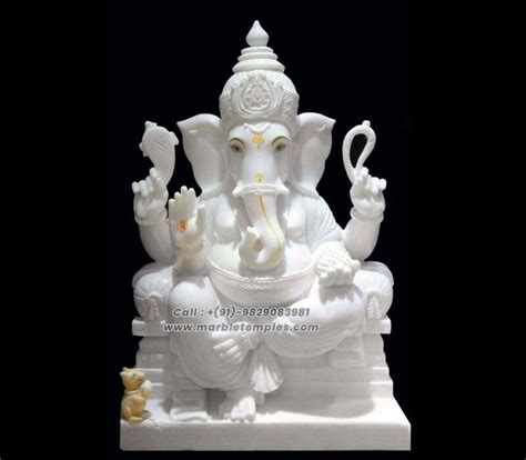 White Marble Ganesh Statues Lakshmi Ganesh Idols Maker Jaipur