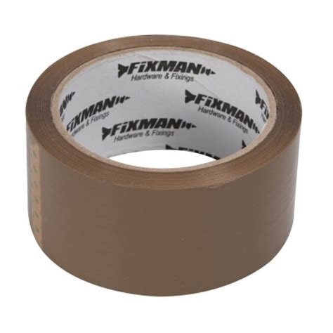 Fixman Brown Packaging Packing Tape 48mm 190368 Sealants And Tools Direct