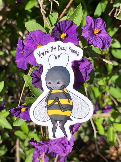 Youre The Bees Knees Sticker Bee Valentines Day Cute Love Bug 3 Inch