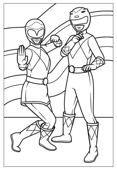 Desenhos Para Pintar E Colorir Power Rangers Imprimir Desenho