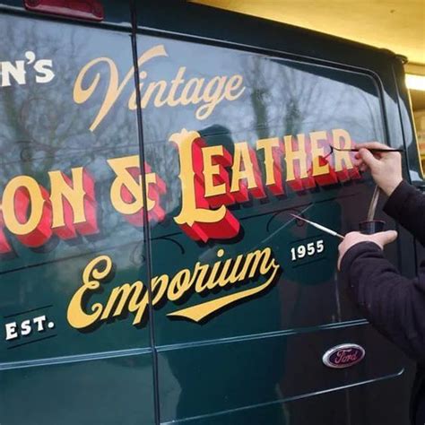 Artisanal Advertising Reviving The Tradition Of Hand Painted Signs