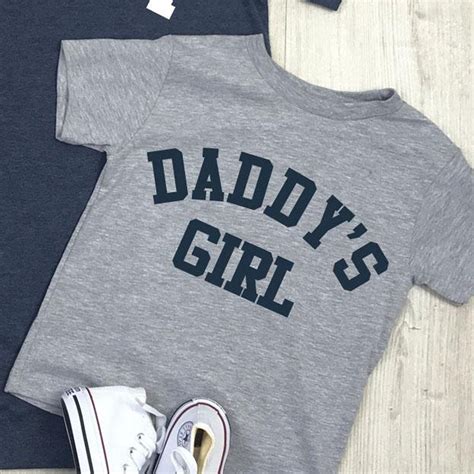 Daddy And Daddys Girl College Matching T Shirts Etsy