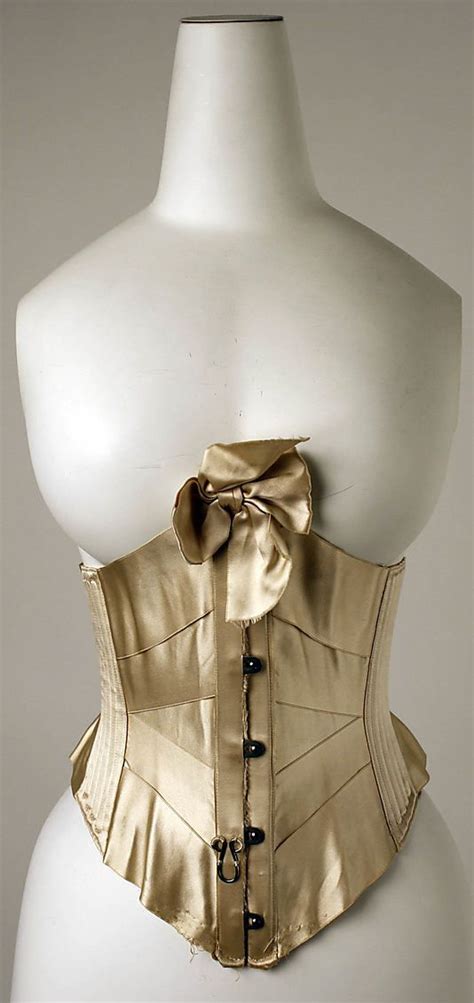 Ephemeral Elegance Corset Ca 1900 Via The Met