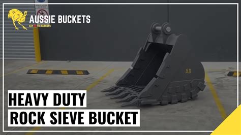 Heavy Duty Rock Sieve Bucket 360 View Aussie Buckets YouTube